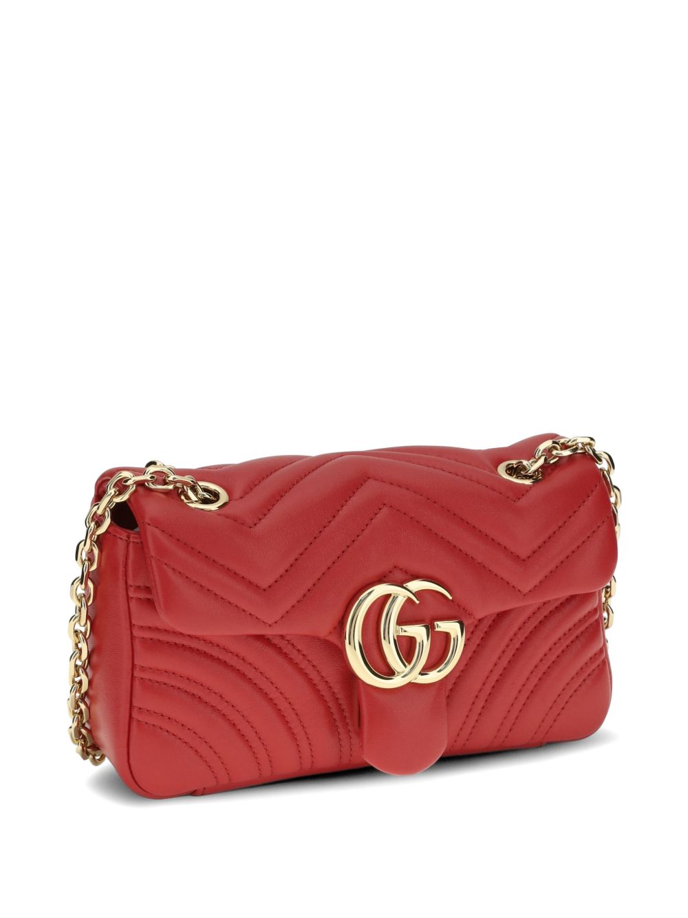 Gucci Women Gg Marmont Small Leather Shoulder Bag GUCCI