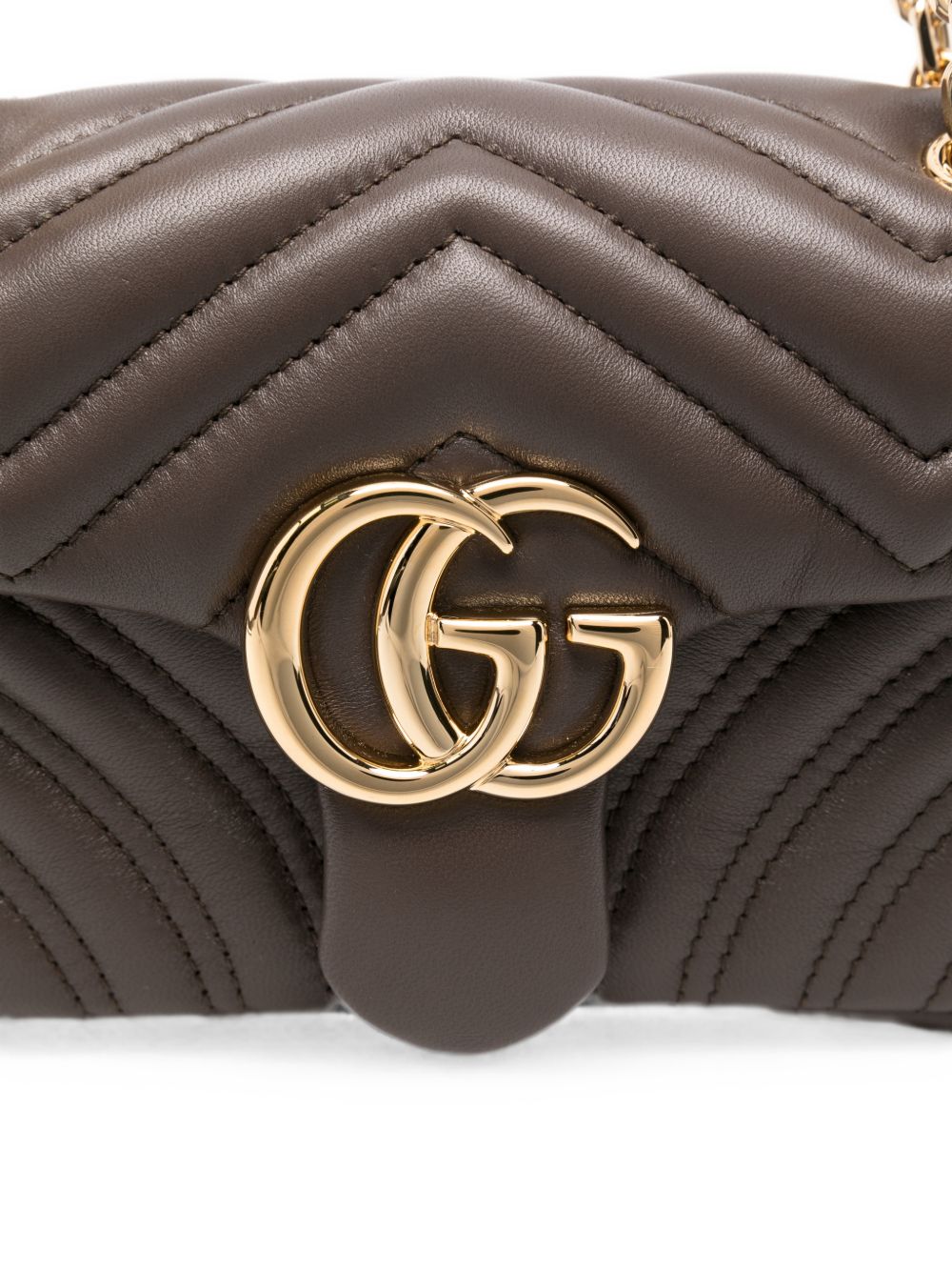 Gucci Women Gg Marmont Small Leather Shoulder Bag GUCCI