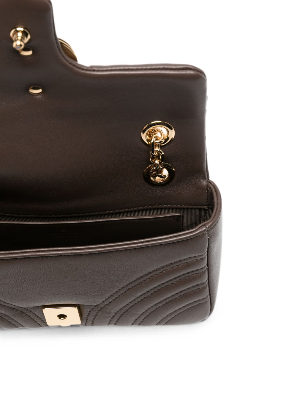 Gucci Women Gg Marmont Small Leather Shoulder Bag GUCCI