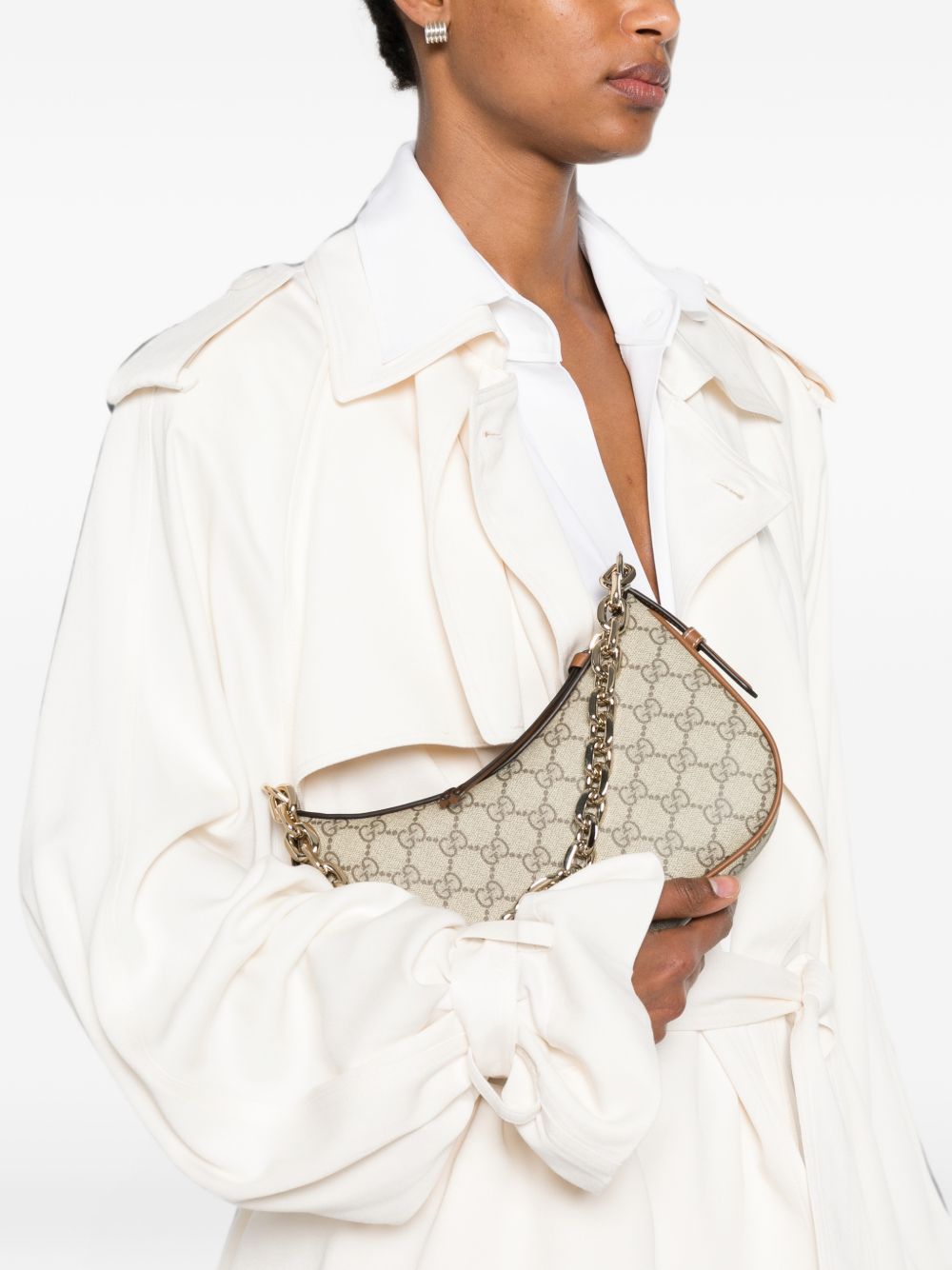 Gucci Women Gg Emblem Small Shoulder Bag GUCCI