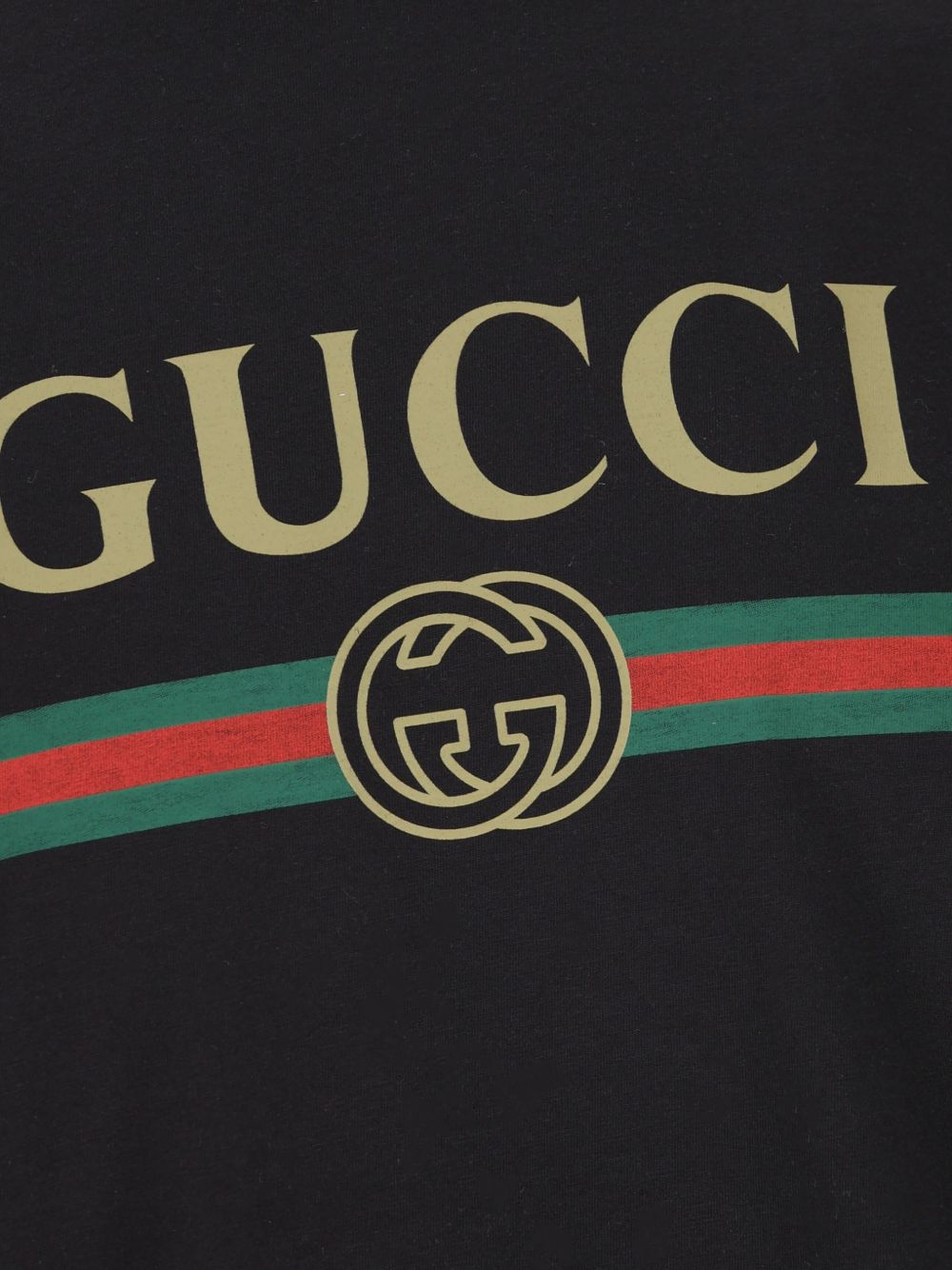 Gucci Men Gucci Fake Cotton And Silk T-Shirt GUCCI