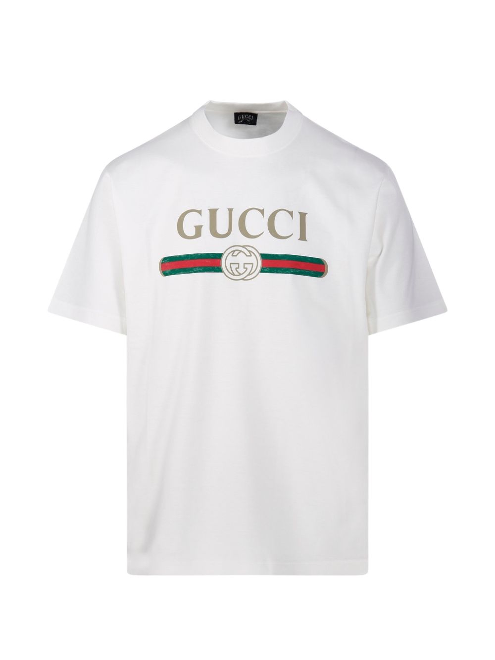 Gucci Men Gucci Fake Cotton And Silk T-Shirt GUCCI