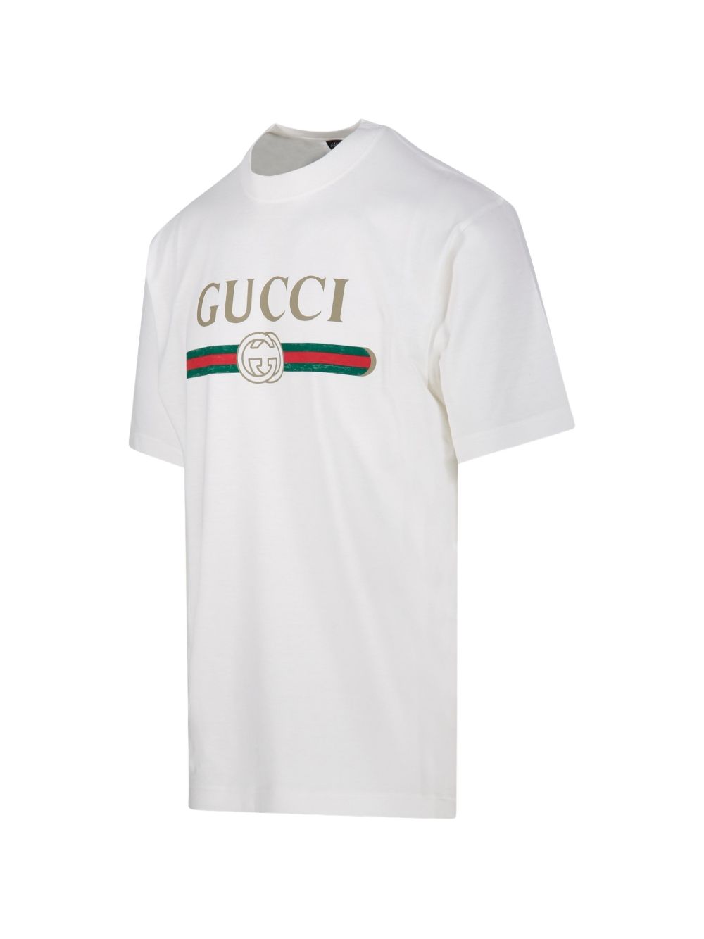 Gucci Men Gucci Fake Cotton And Silk T-Shirt GUCCI