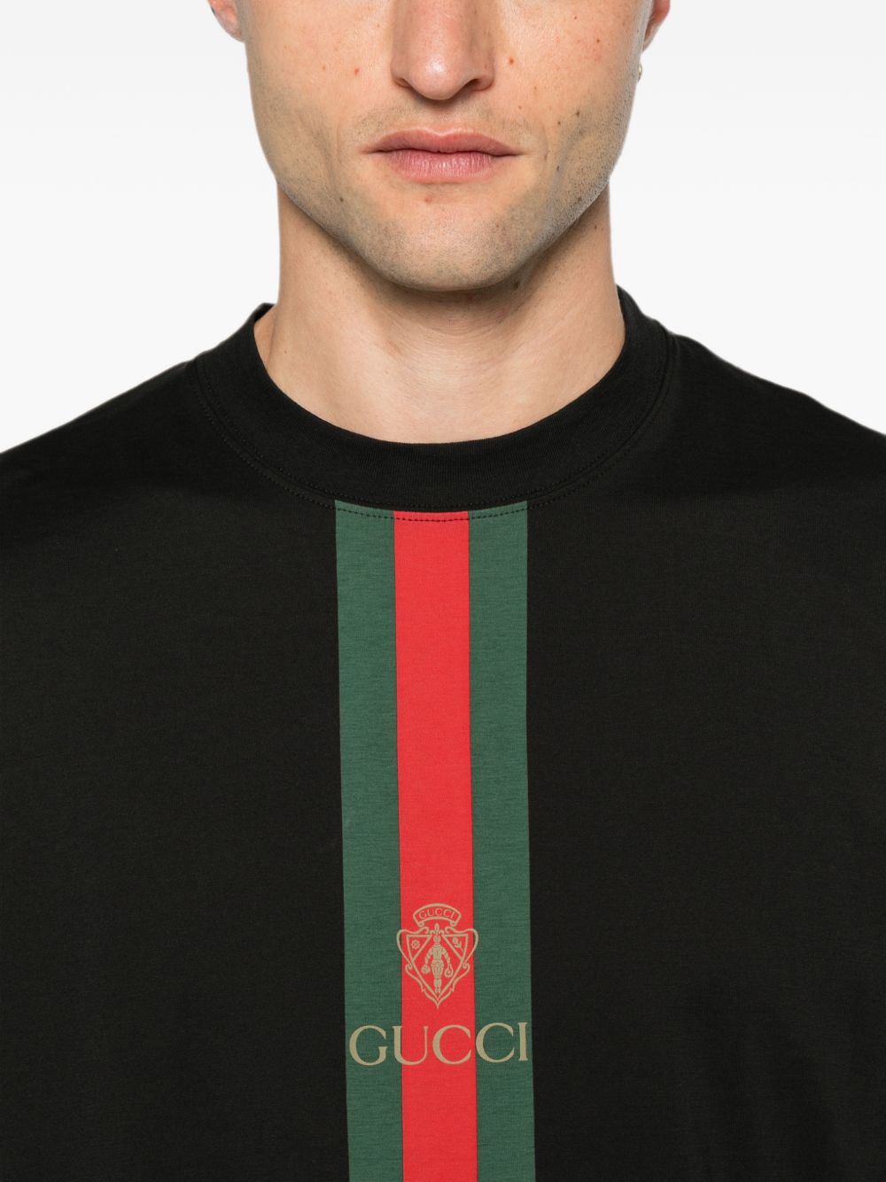 Gucci Men Gucci Fake Cotton T-Shirt GUCCI
