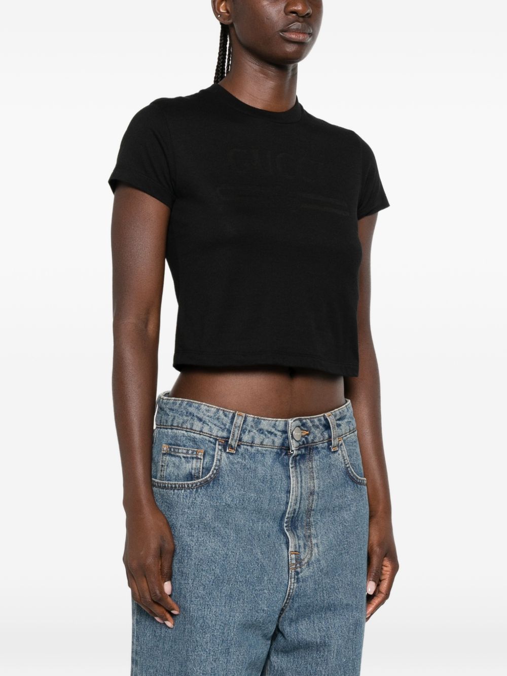 Gucci Women Logo Cotton T-Shirt