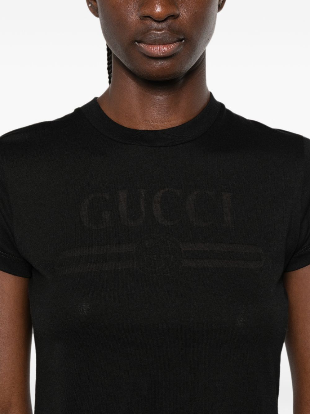 Gucci Women Logo Cotton T-Shirt