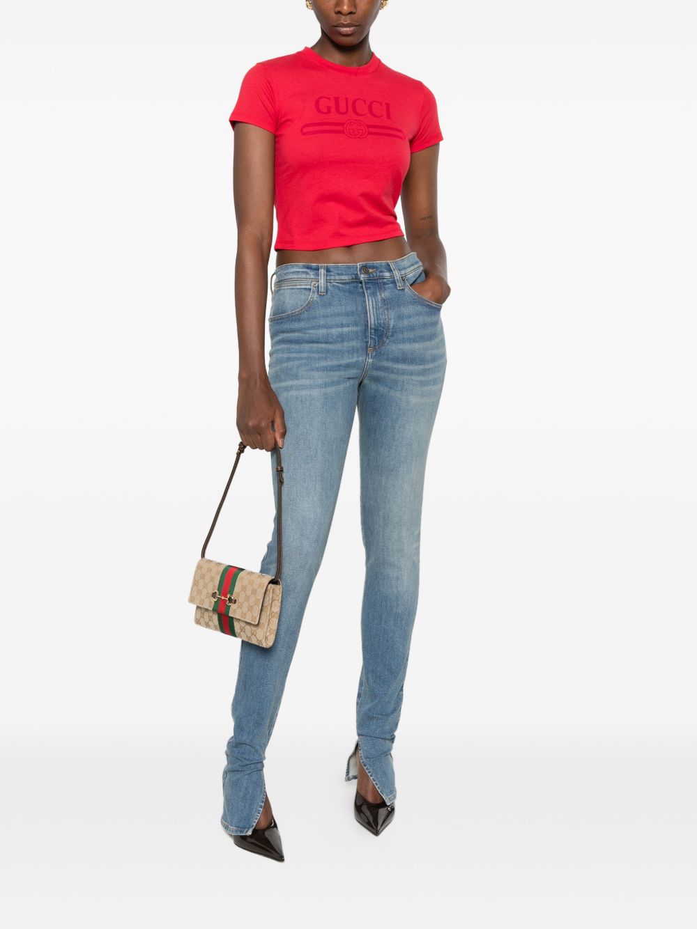 Gucci Women Skinny Denim Jeans GUCCI