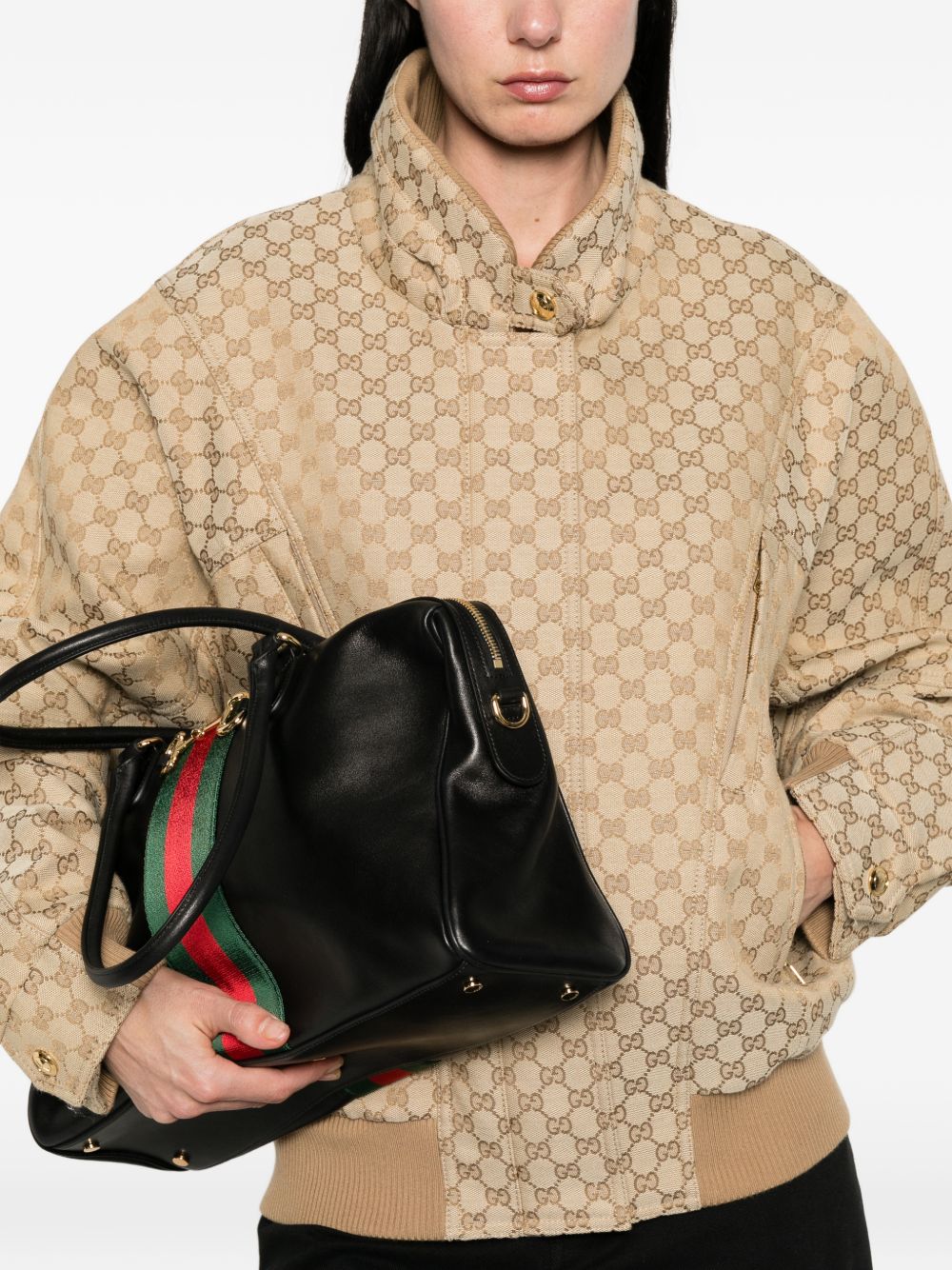 Gucci Women Borsetto Large Leather Tote Bag GUCCI