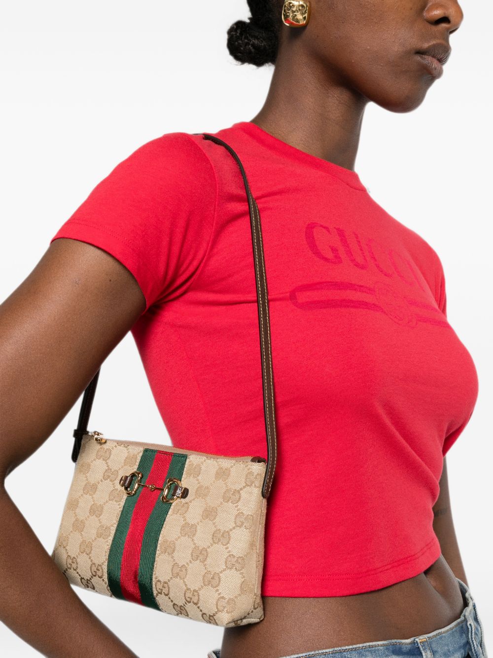 Gucci Women Horsebit Shoulder Bag GUCCI