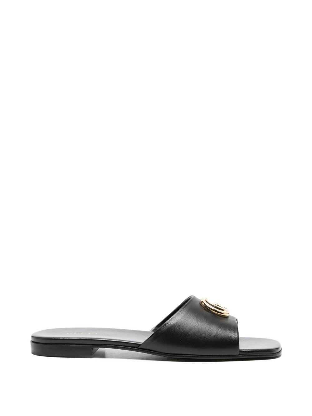 Gucci Women Gg Marmont Leather Flat Sandals GUCCI