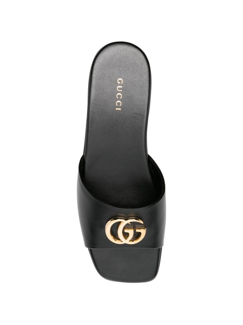 Gucci Women Gg Marmont Leather Flat Sandals GUCCI