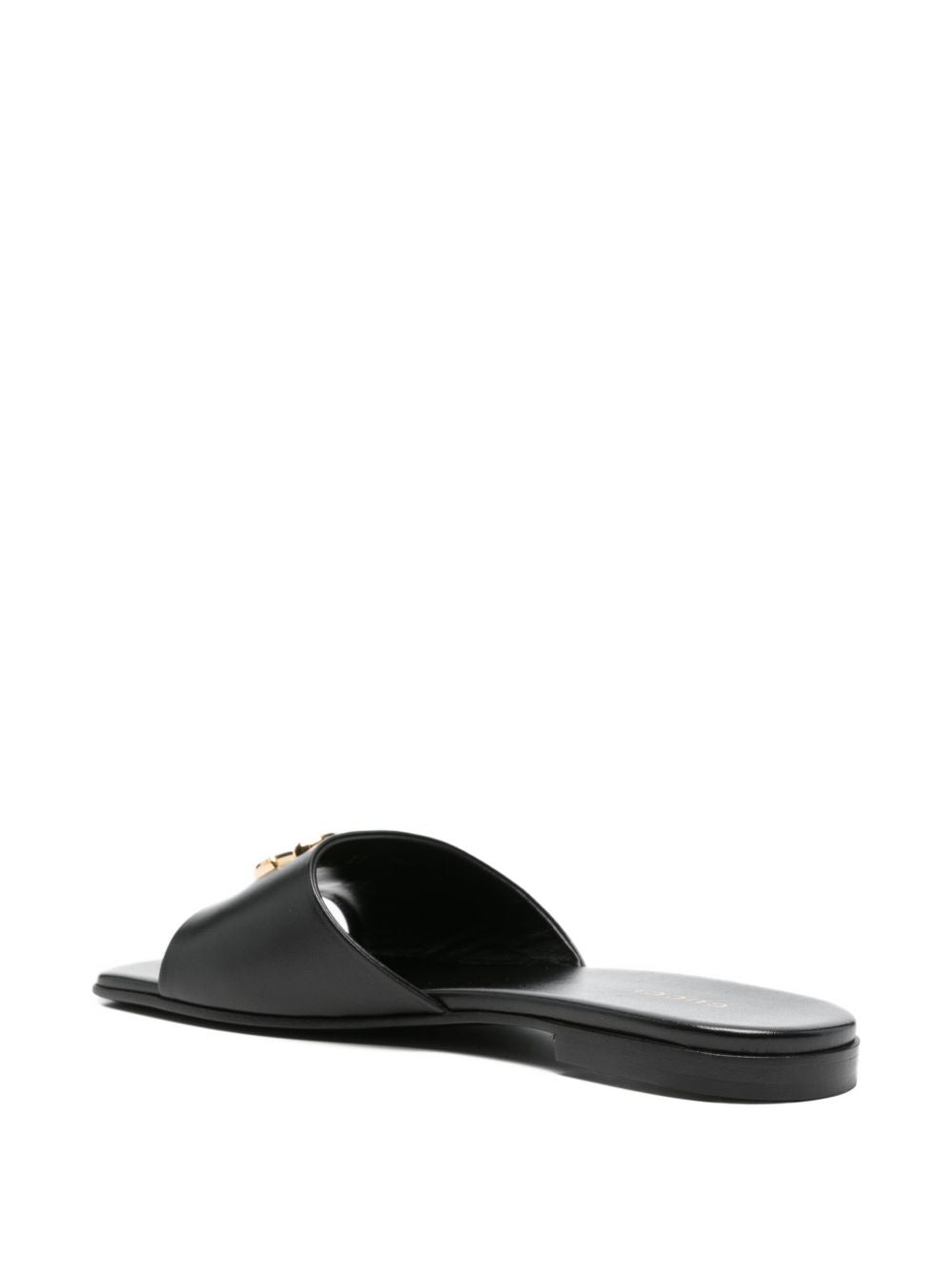 Gucci Women Gg Marmont Leather Flat Sandals GUCCI