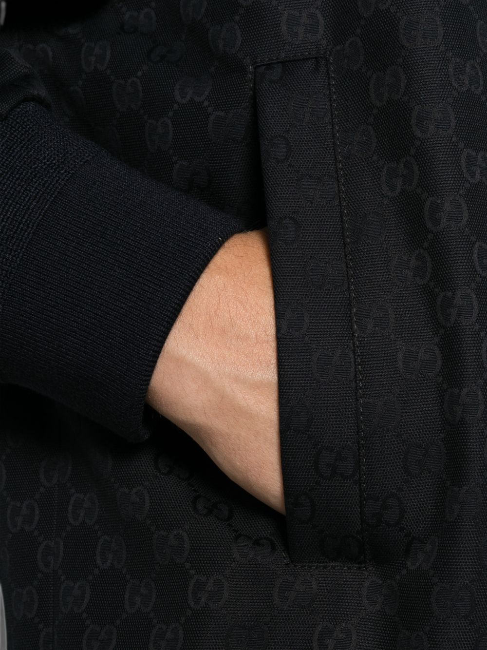 Gucci Men Gg Cotton Blouson Jacket GUCCI