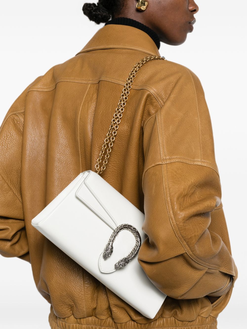 Gucci Women Dionysus Leather Shoulder Bag GUCCI
