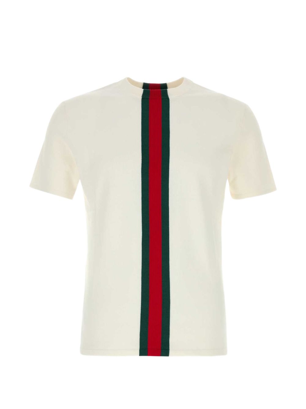 Gucci Men Web Detail Cotton T-Shirt GUCCI