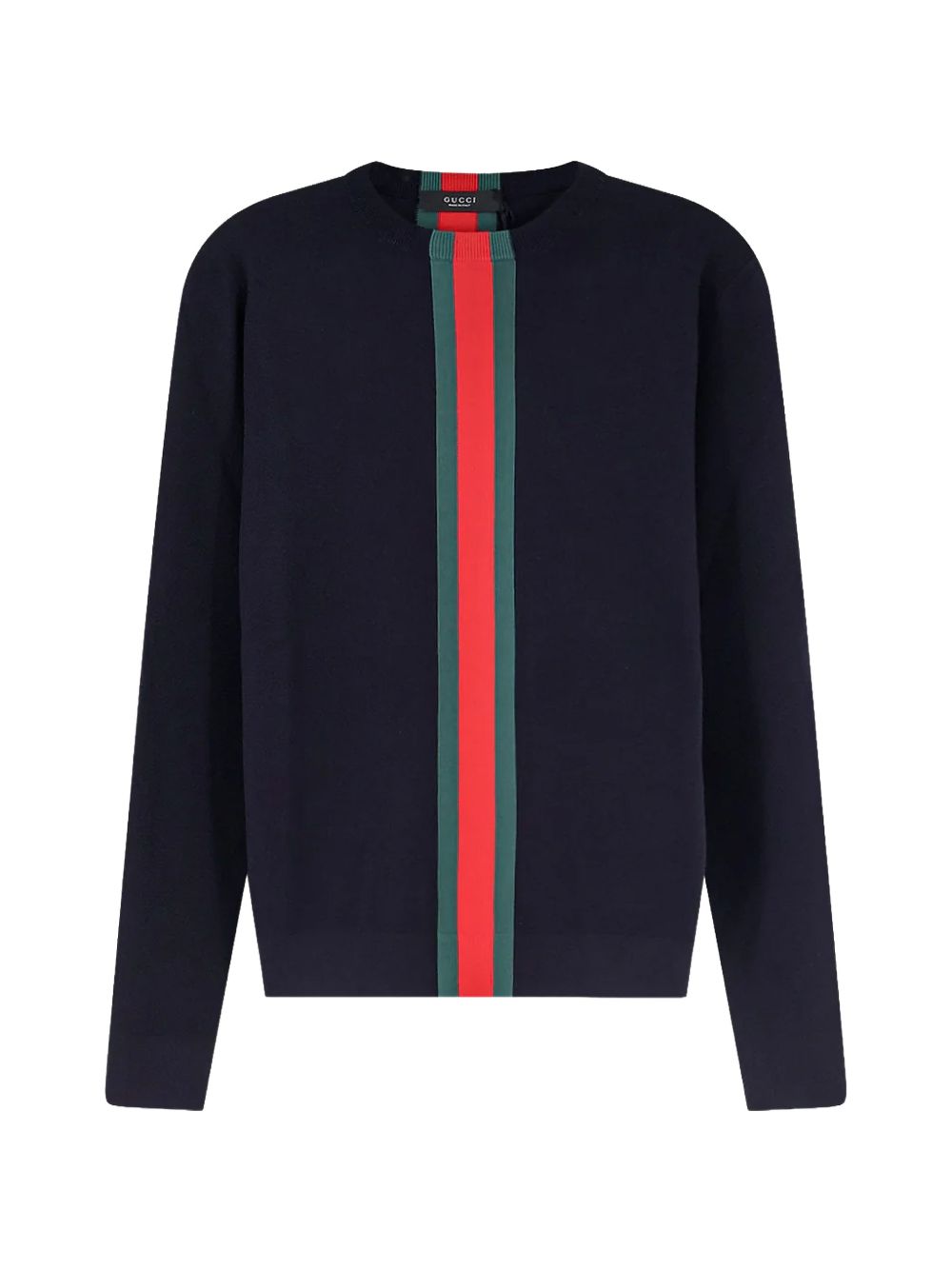 Gucci Men Web Detail Cotton T-Shirt GUCCI
