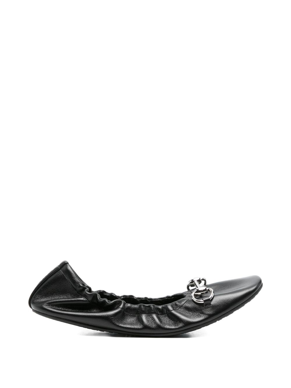 Gucci Women Prima Leather Ballets GUCCI
