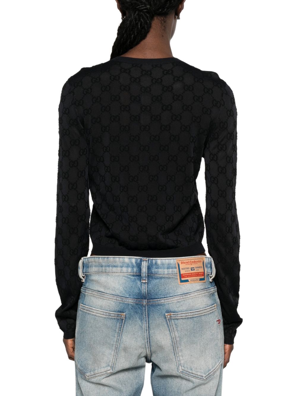 Gucci Women Gg Crewneck Cardigan GUCCI
