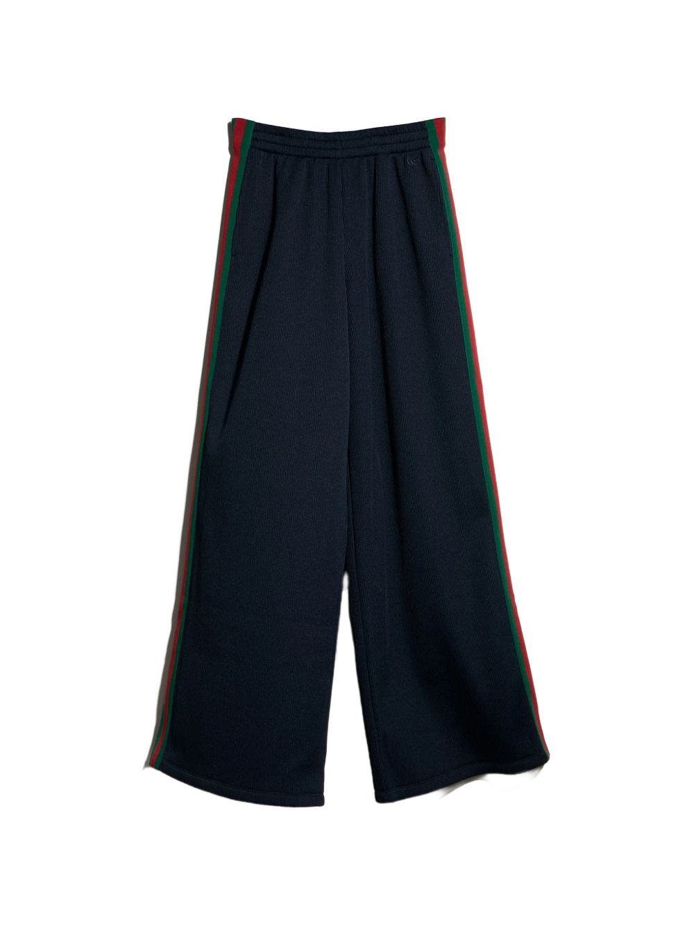 Gucci Women Cotton Blend Wide-Leg Trousers GUCCI