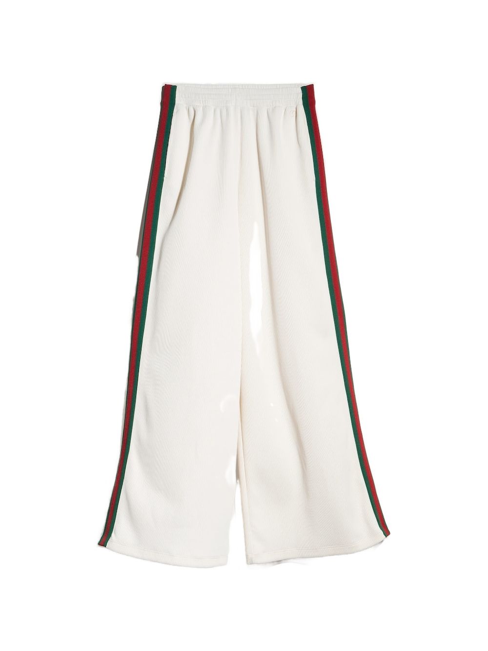 Gucci Women Cotton Blend Wide-Leg Trousers GUCCI