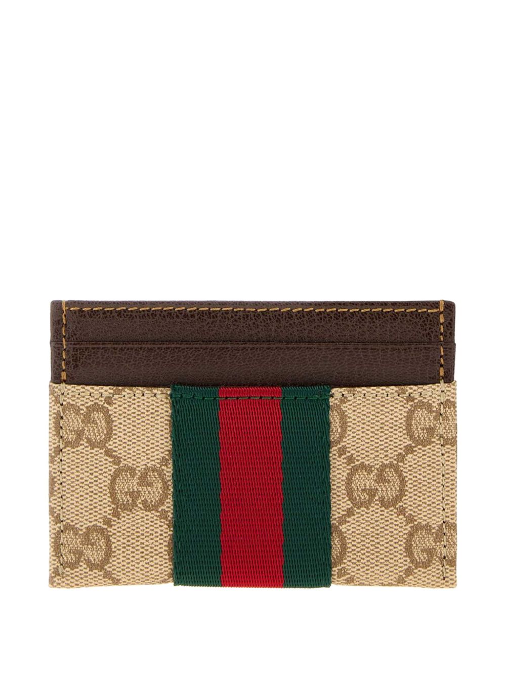 Gucci Women Web Detail Card Case GUCCI