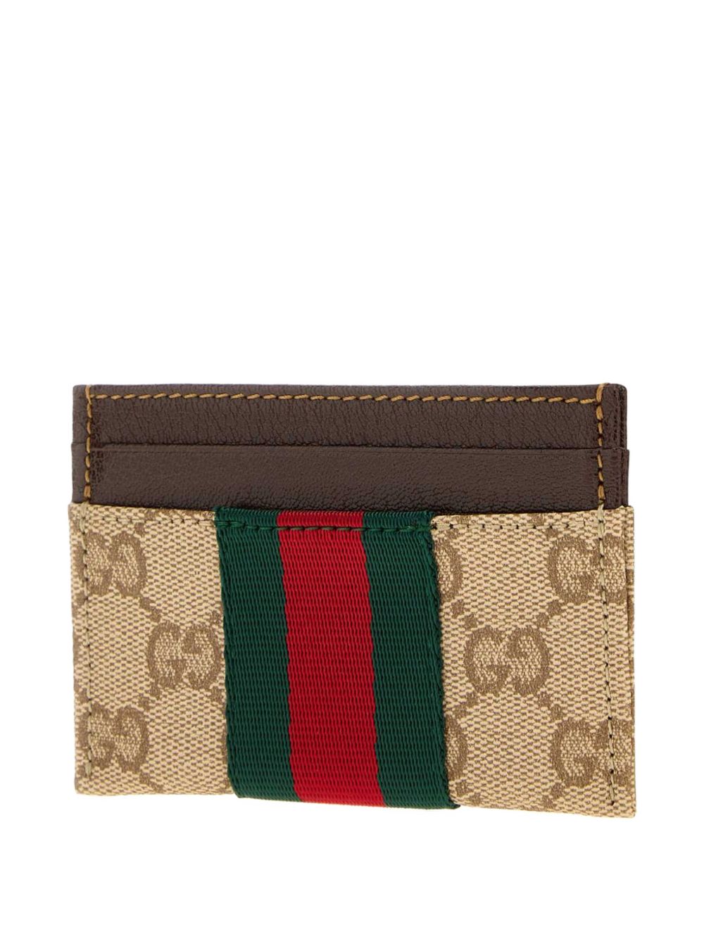 Gucci Women Web Detail Card Case GUCCI
