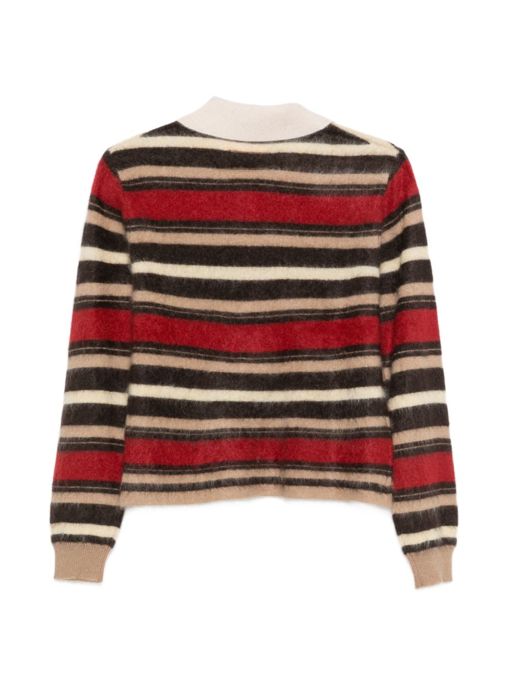Guest In Residence Women Cashmere Striped Polo Shirt GUEST IN RESIDENCE