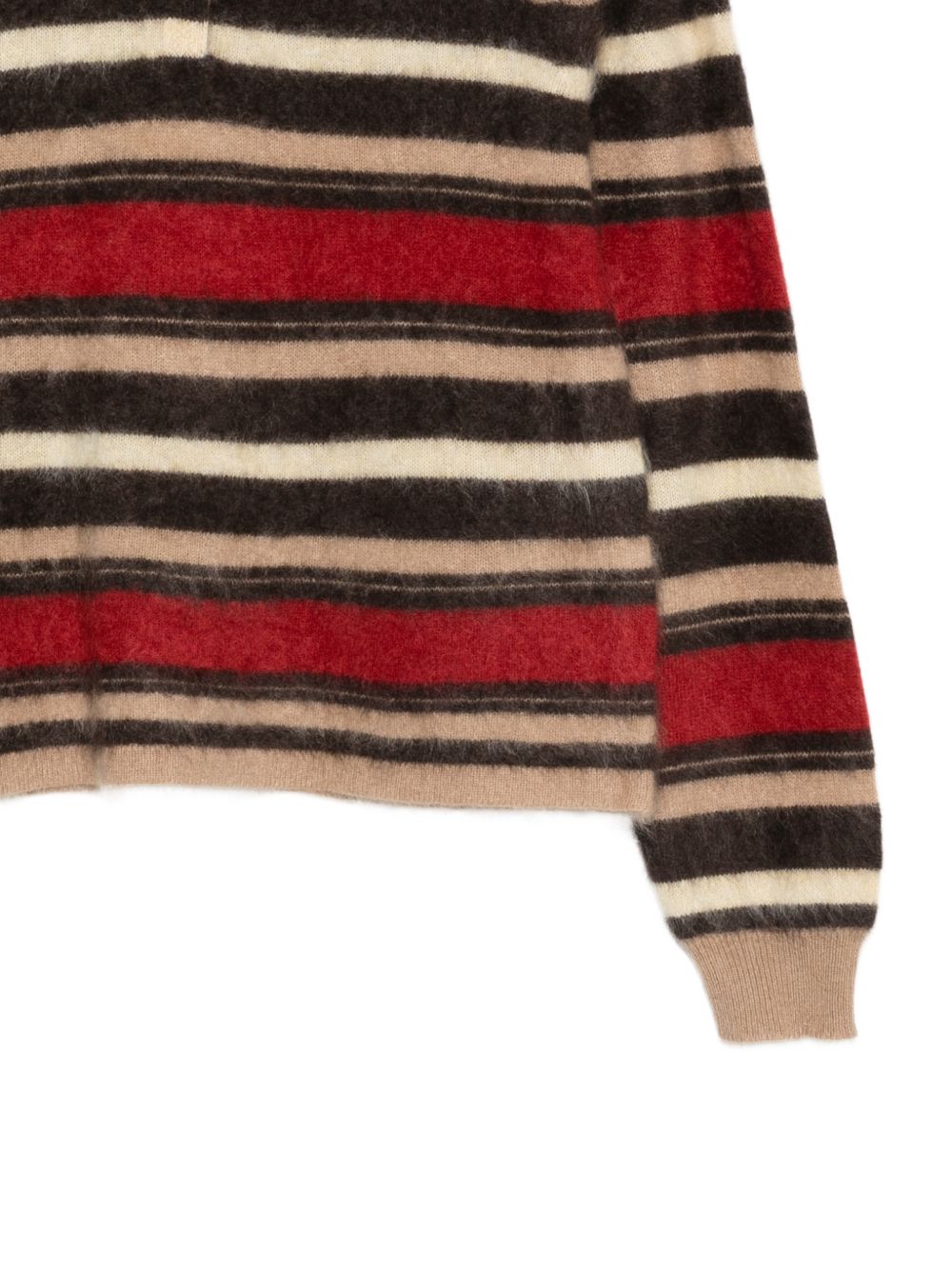 Guest In Residence Women Cashmere Striped Polo Shirt GUEST IN RESIDENCE