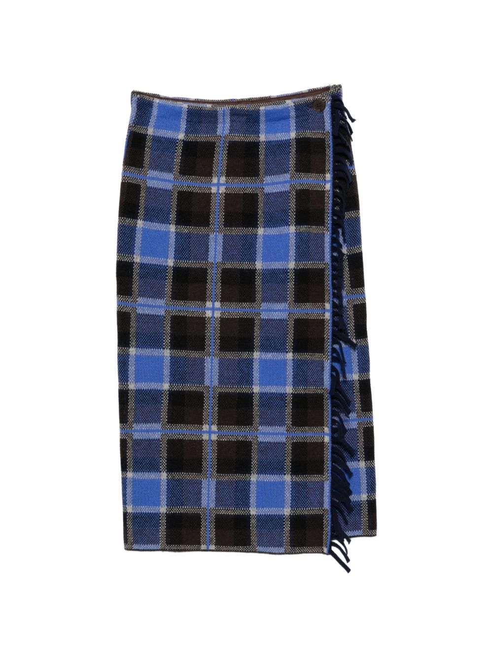 Guest In Residence Women Wool And Cashemre Tartan Skirt GUEST IN RESIDENCE