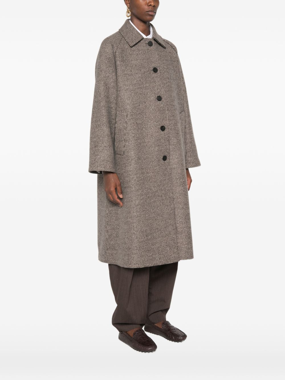 Harris Wharf London Women Wool And Cashmere Blend Coat HARRIS WHARF LONDON
