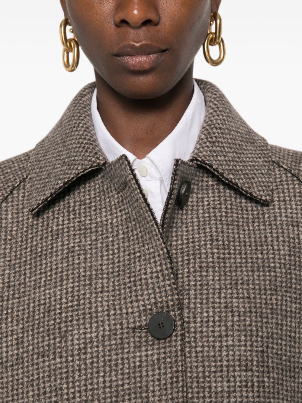 Harris Wharf London Women Wool And Cashmere Blend Coat HARRIS WHARF LONDON