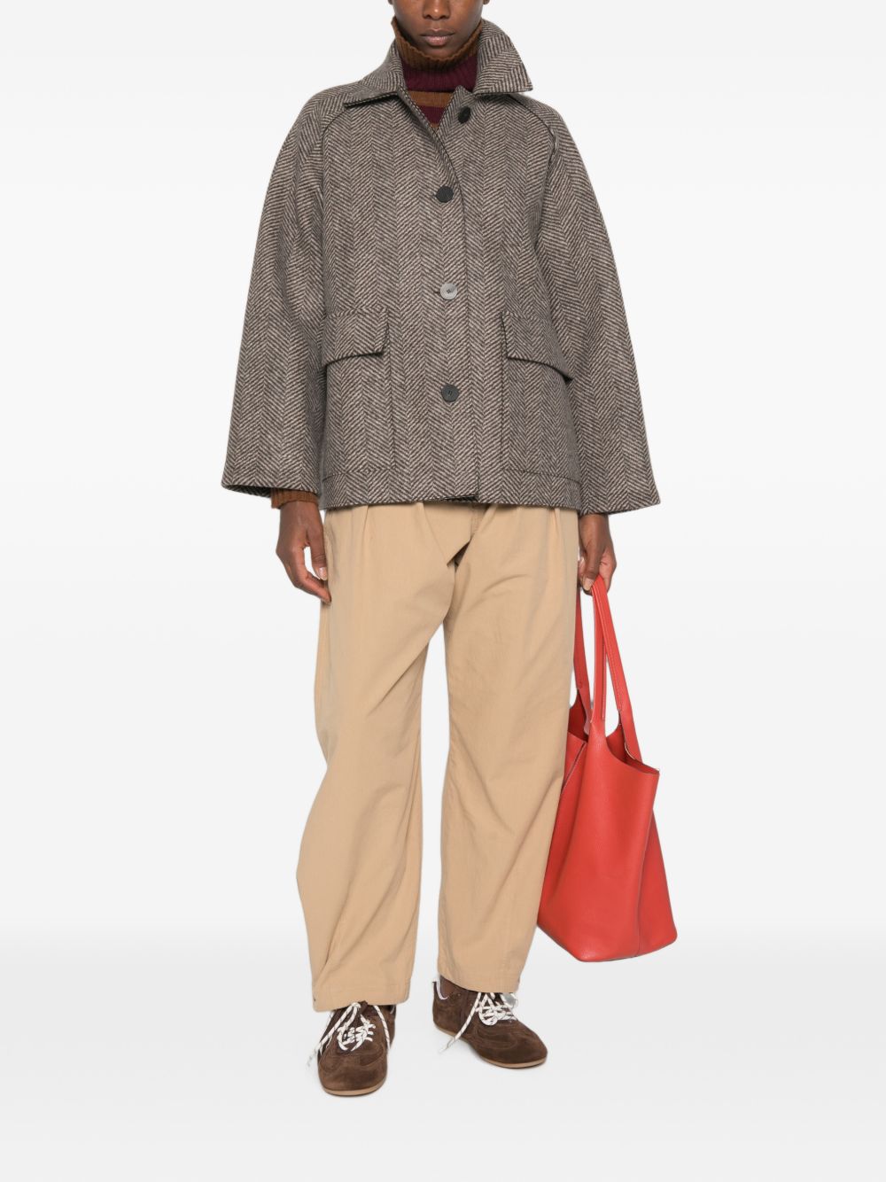 Harris Wharf London Women Wool And Cashmere Jacket HARRIS WHARF LONDON