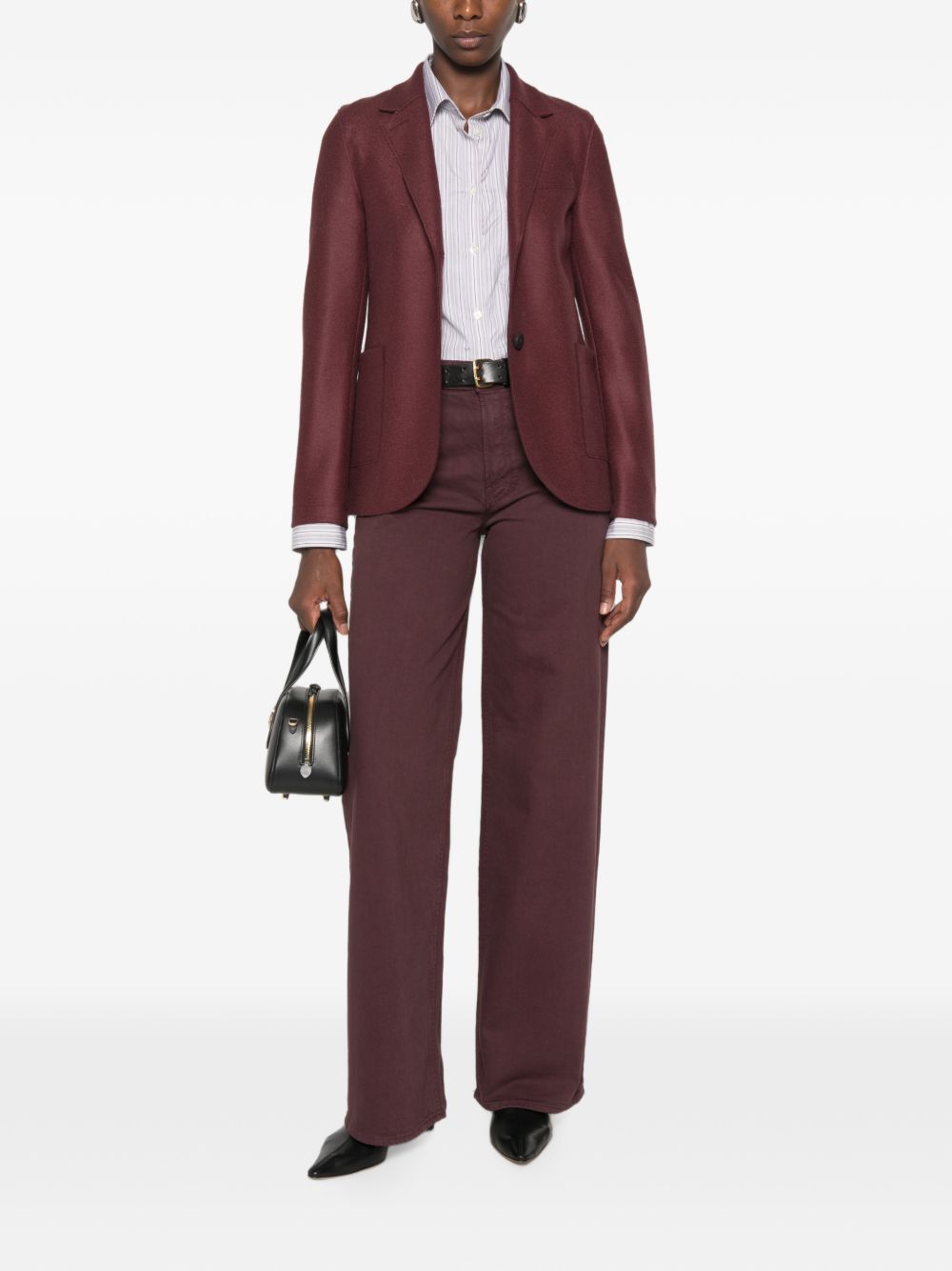 Harris Wharf London Women Wool Single-Breasted Blazer Jacket HARRIS WHARF LONDON