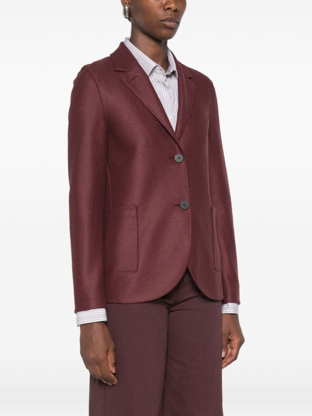 Harris Wharf London Women Wool Single-Breasted Blazer Jacket HARRIS WHARF LONDON