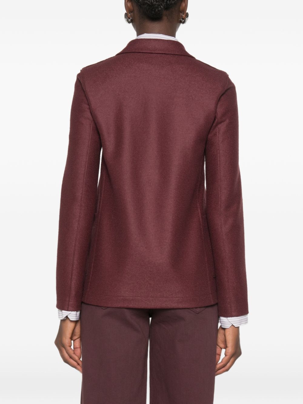 Harris Wharf London Women Wool Single-Breasted Blazer Jacket HARRIS WHARF LONDON