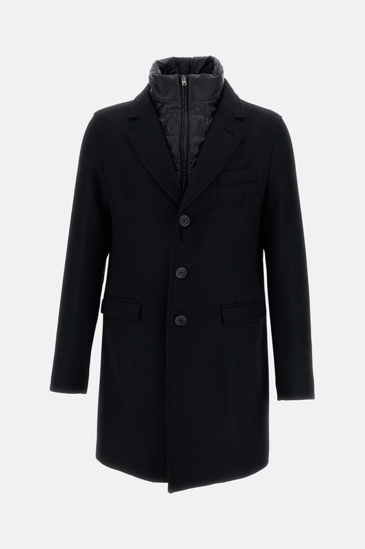 Herno Men Coat With Removable Bib HERNO