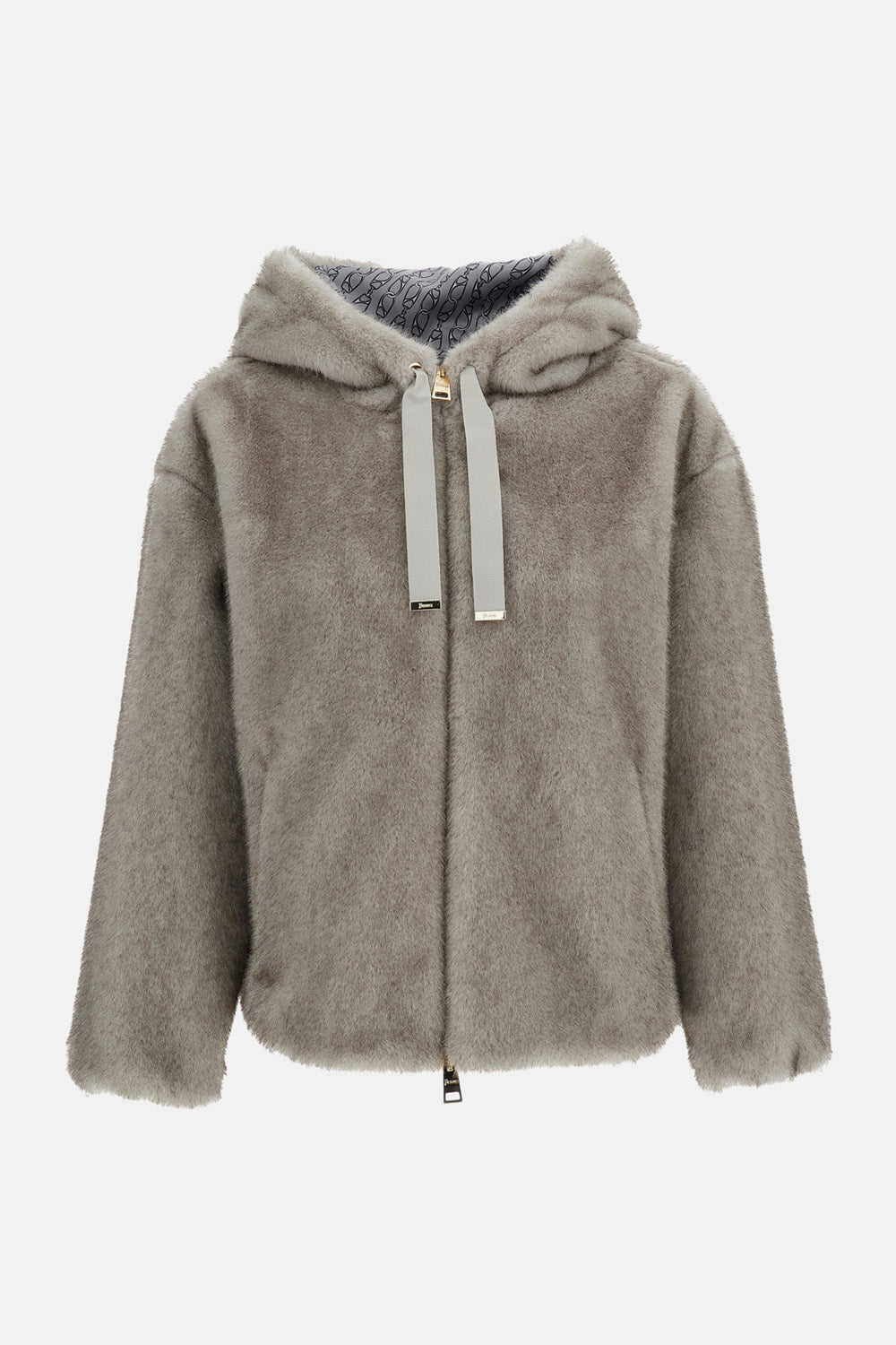 Herno Women Bomber Soft Faux Fur HERNO