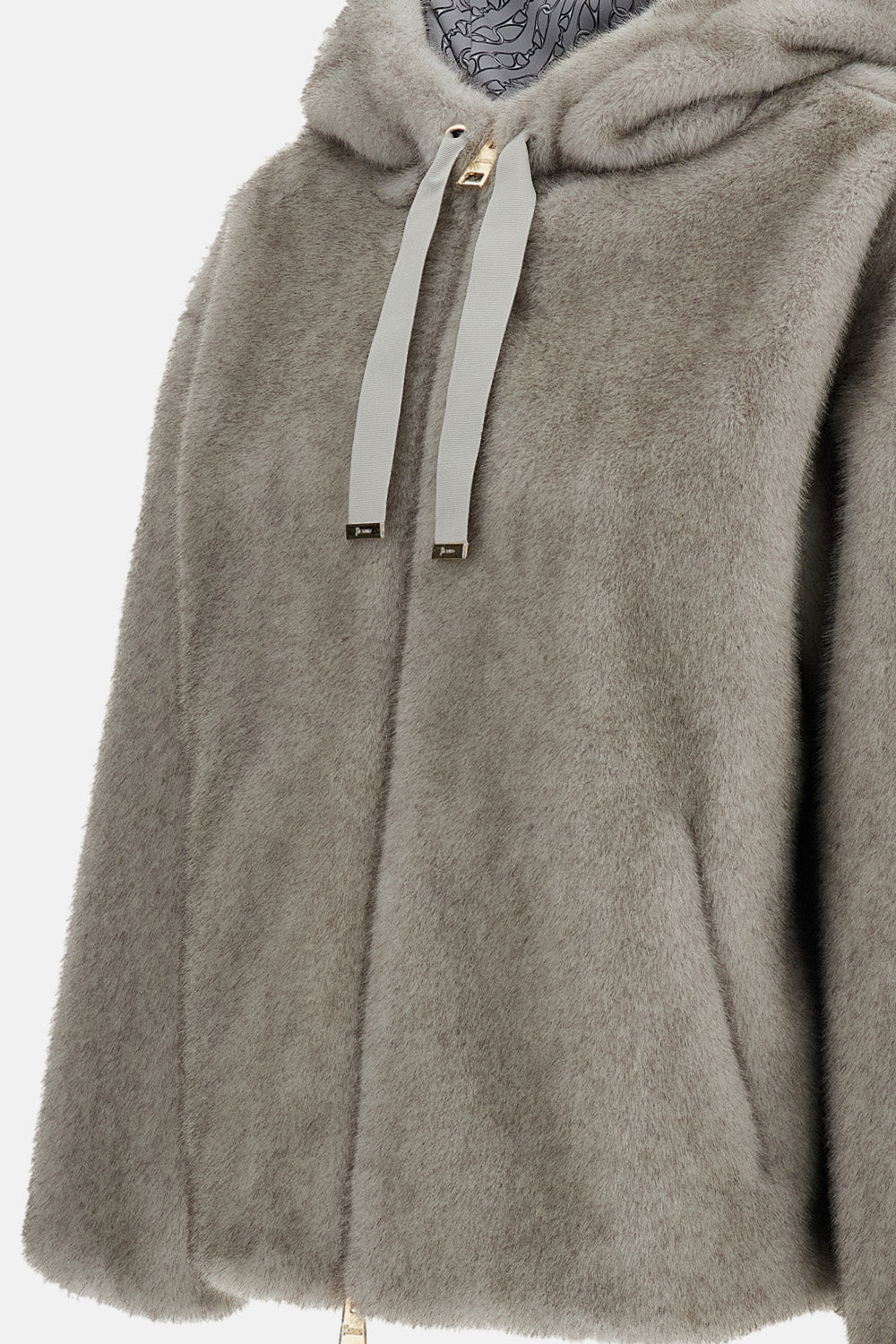 Herno Women Bomber Soft Faux Fur HERNO