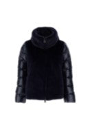 Herno Women High Neck Eco Fur Down Jacket HERNO
