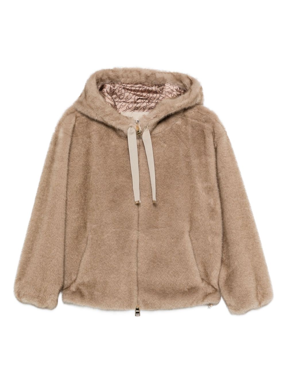 Herno Women Faux Fur Bomber Jacket HERNO