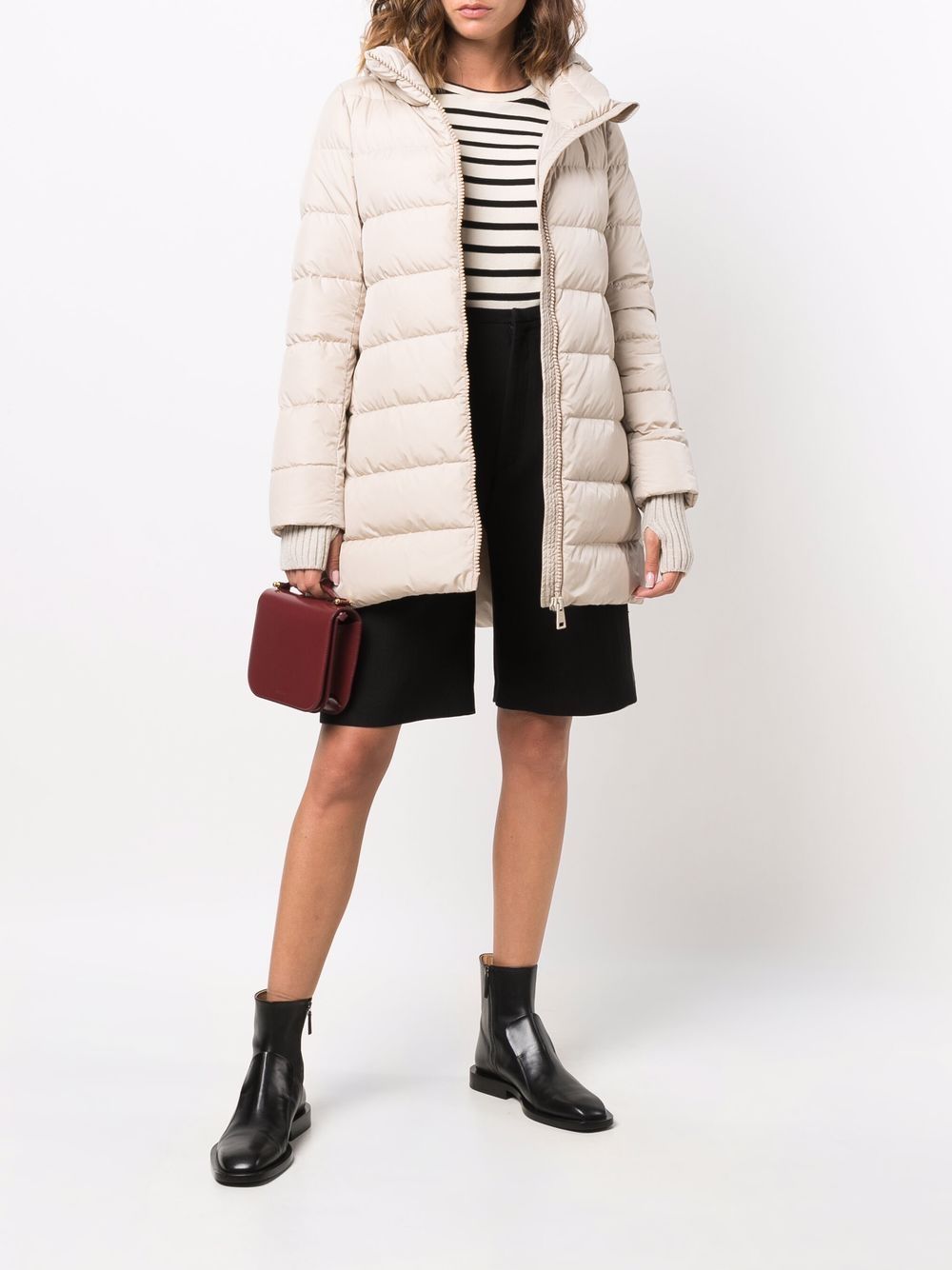 Herno Women A-Shape Midi Down Jacket HERNO