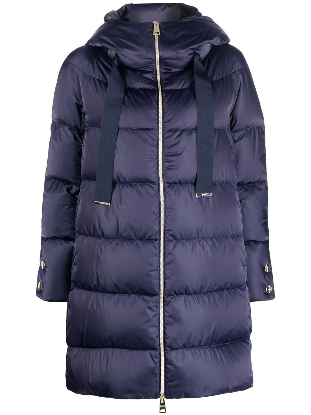 Herno Women A-Shape Satin Down Jacket HERNO