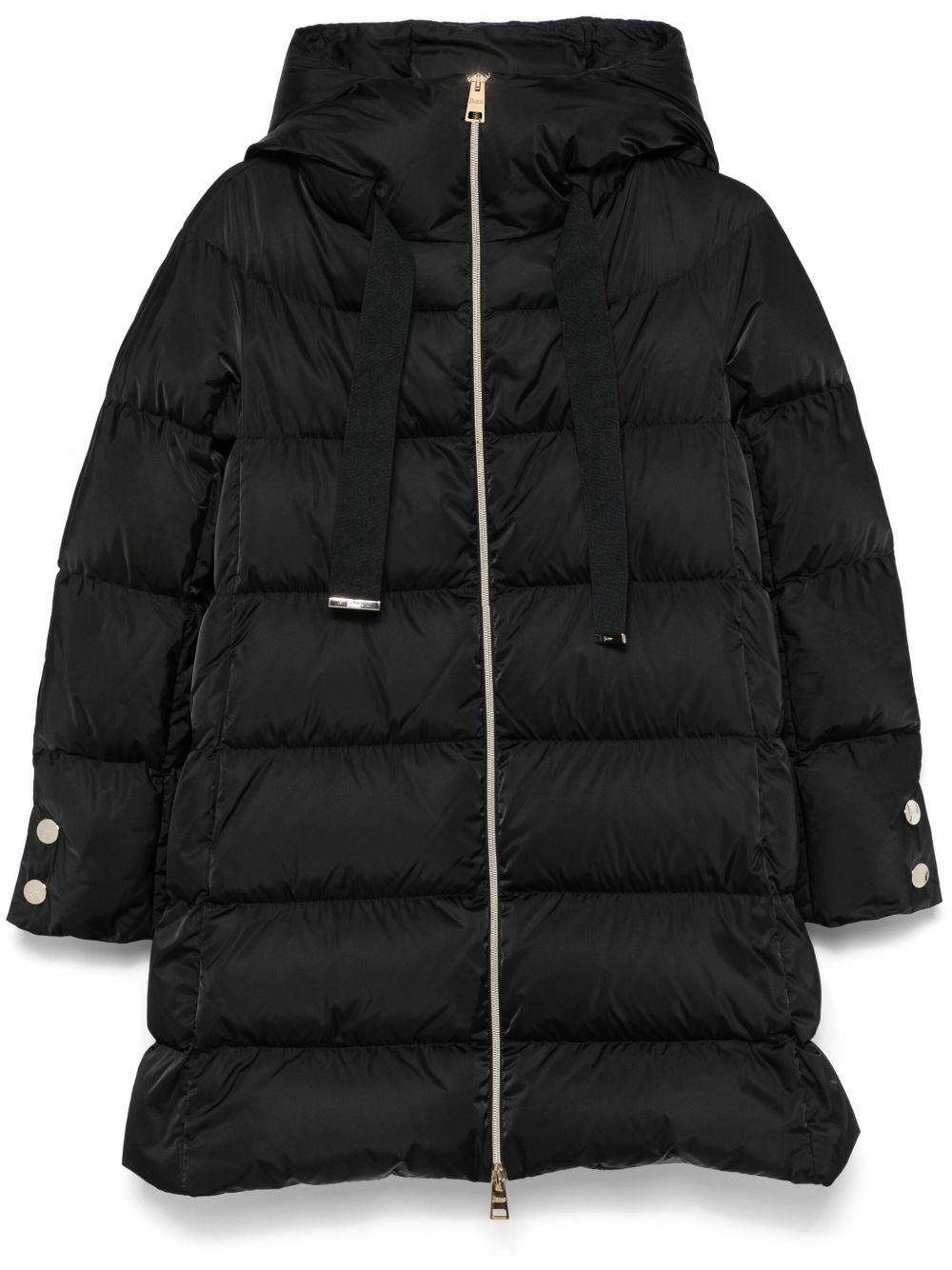 Herno Women A-Shape Satin Down Jacket HERNO