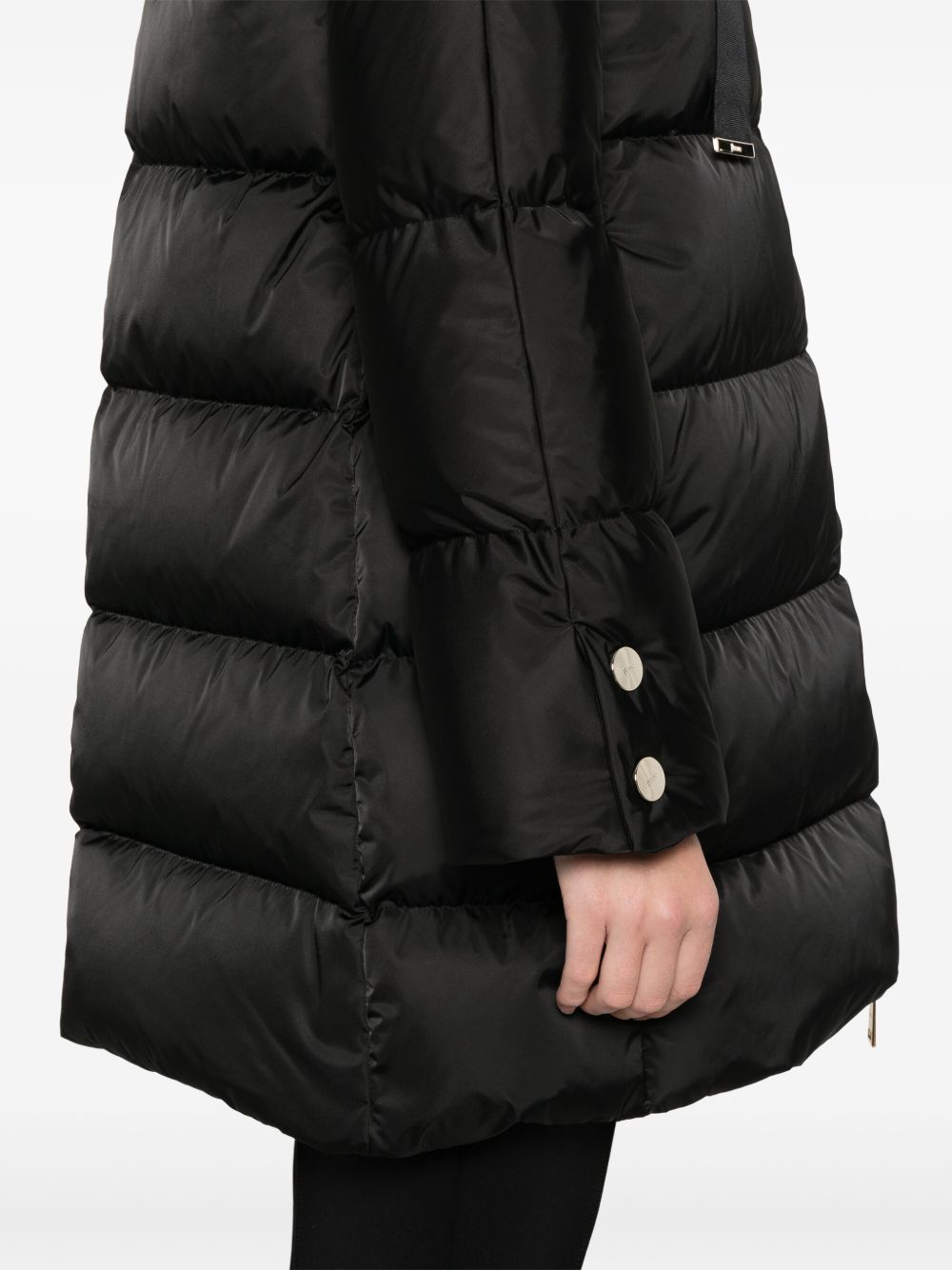 Herno Women A-Shape Satin Down Jacket HERNO