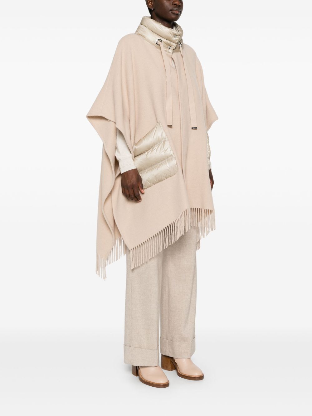 Herno Women Wool And Nylon Cape HERNO