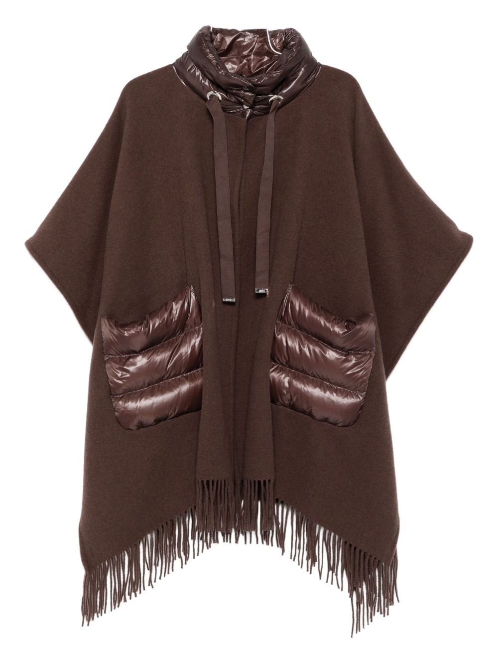 Herno Women Wool And Nylon Cape HERNO