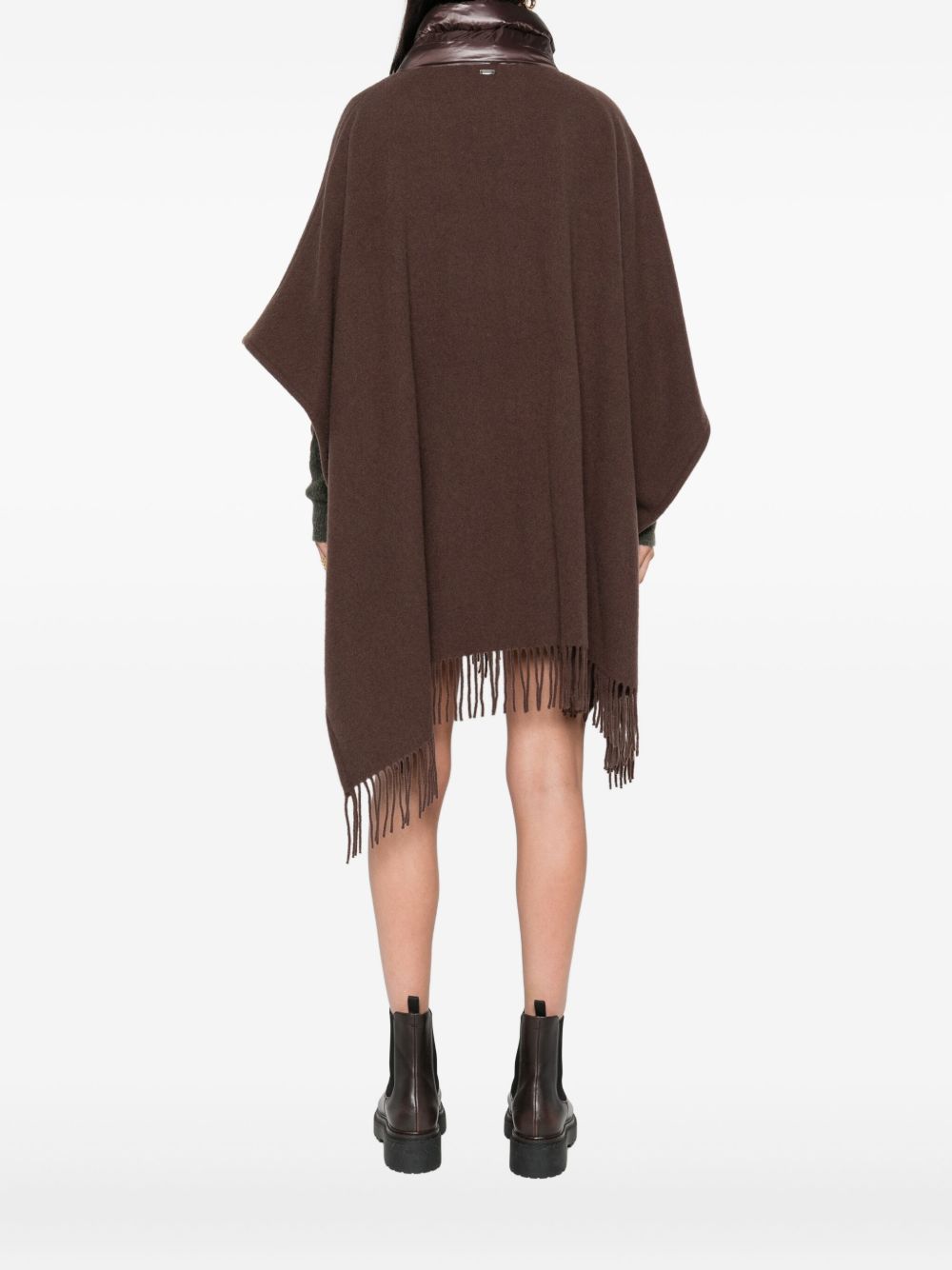 Herno Women Wool And Nylon Cape HERNO