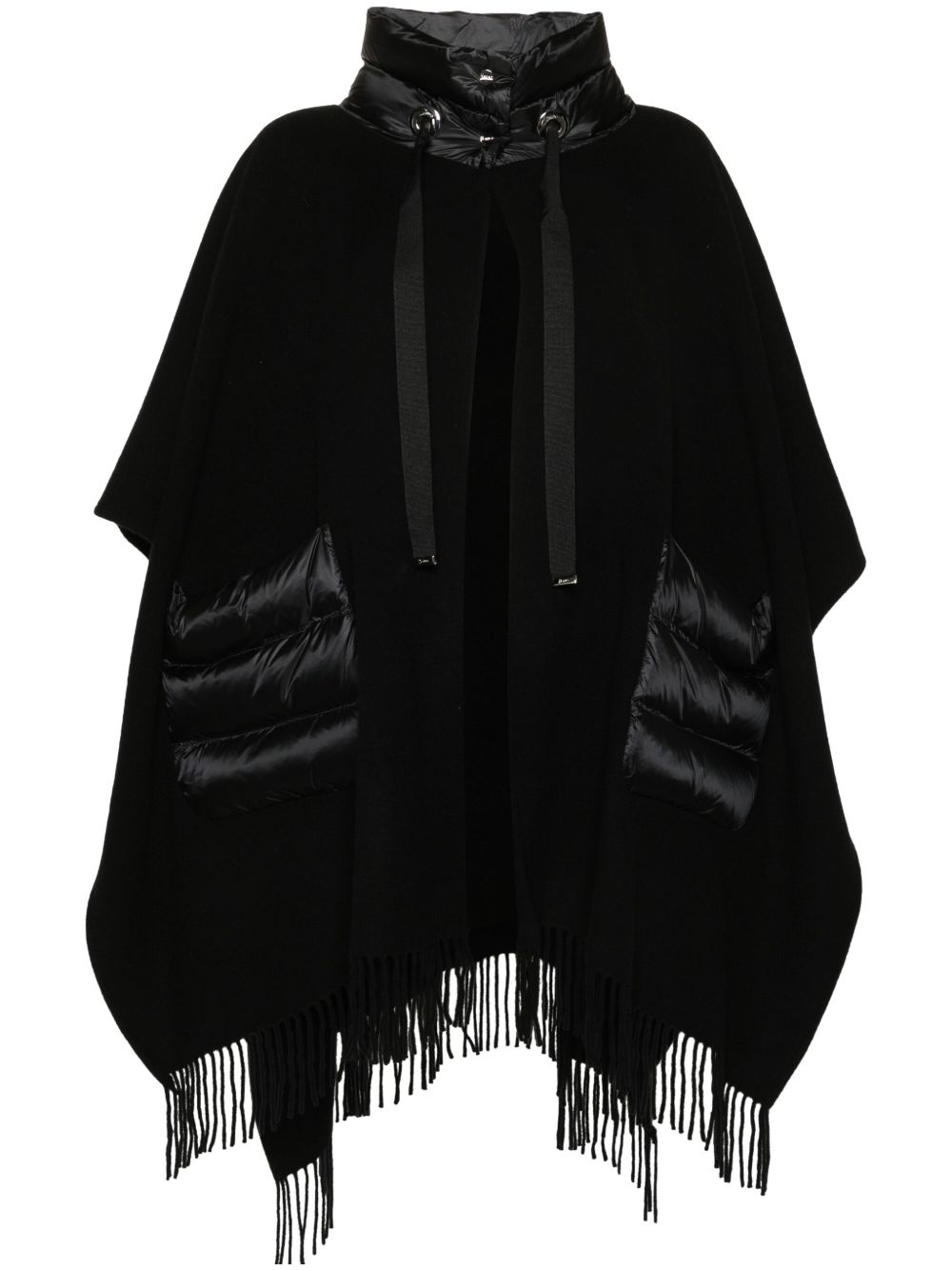 Herno Women Wool And Nylon Cape HERNO