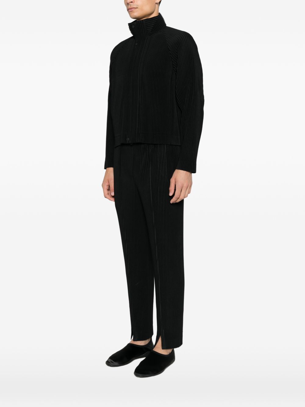 Homme Plisse' Issey Miyake Men Pleated Cardigan HOMME PLISSE ISSEY MIYAKE