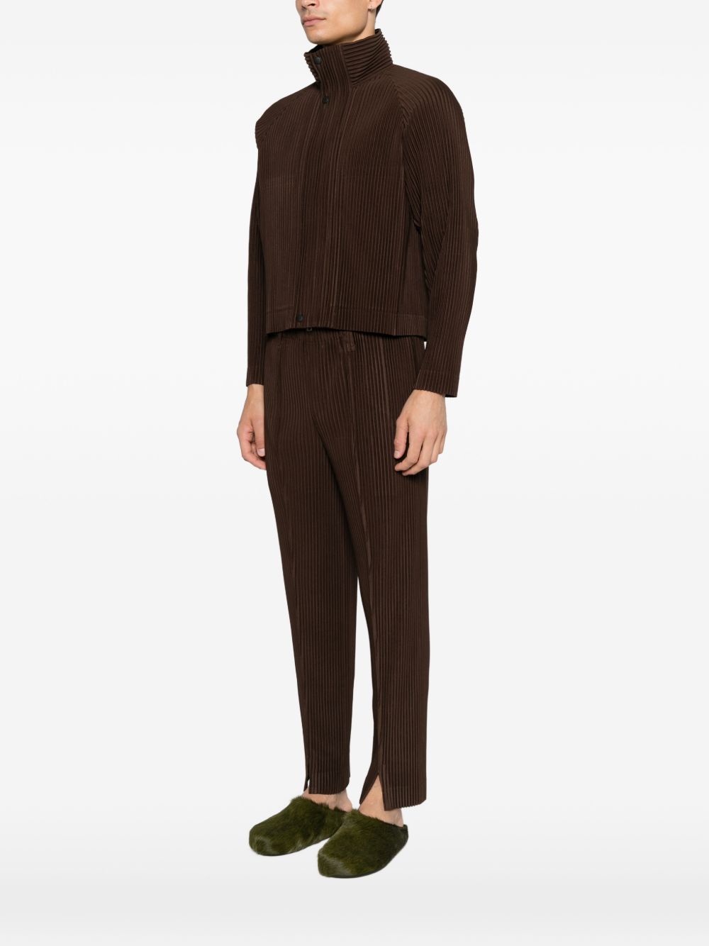 Homme Plisse' Issey Miyake Men Pleated Cardigan HOMME PLISSE ISSEY MIYAKE